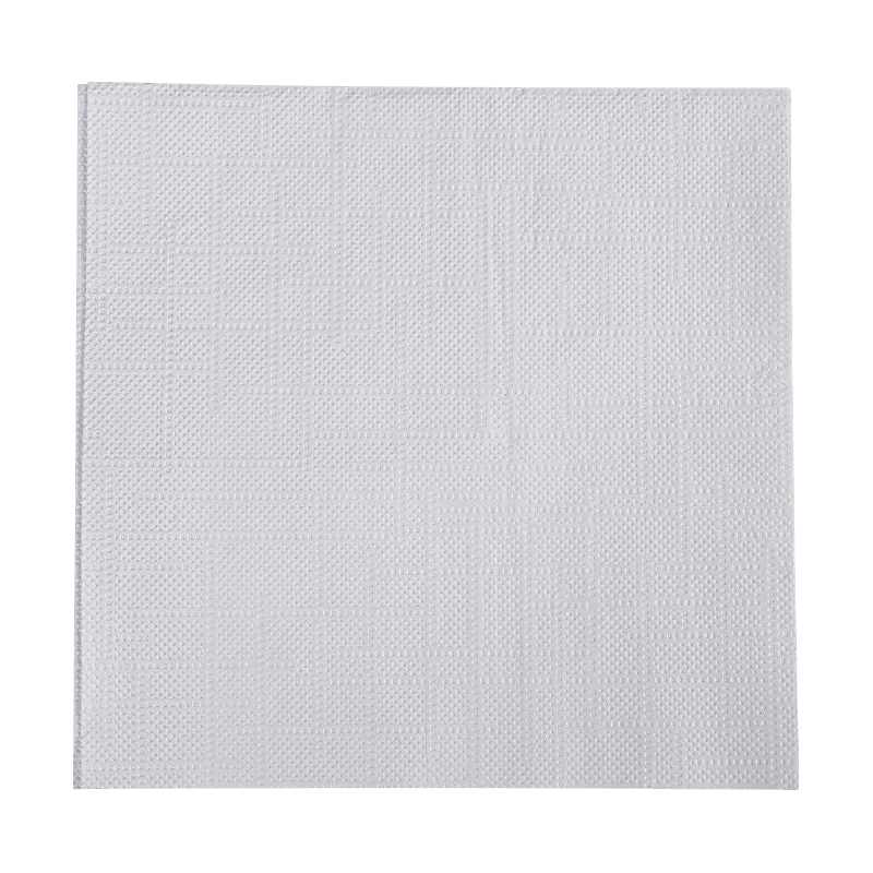 25x25 Napkins de papier blanc respectueux de l'environnement 3Ply Soft Napkins pour la maison et la fête SJ3101