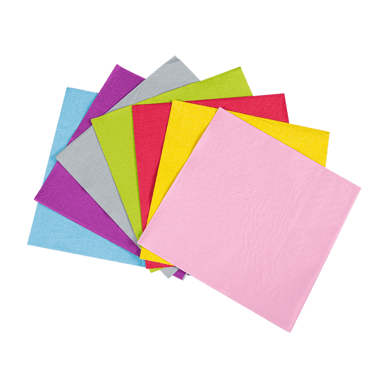 25x25 serviettes en papier imprimées en couleur SJ4102