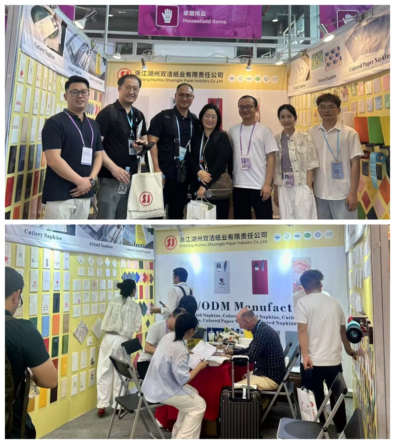 Shuangjie Paper a été dévoilé lors de la 137e Foire chinoise des produits d'importation et d'exportation, et les produits en papier vert ont attiré beaucoup d'attention