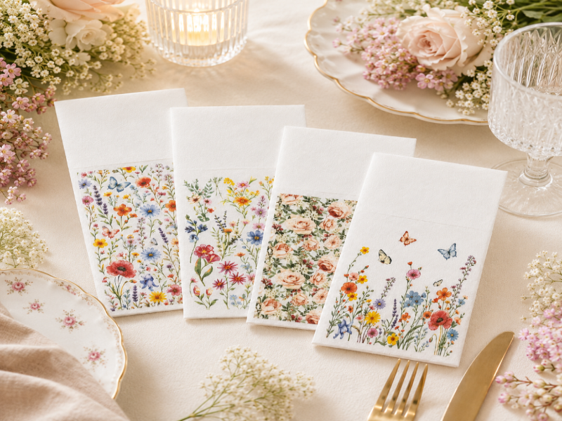 Comment personnaliser les serviettes de cocktail pour les mariages et les événements d'entreprise ?